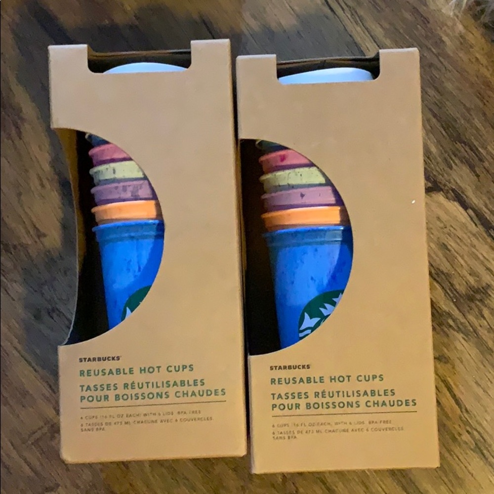 STARBUCKS HOT RESUABLE CUPS. LIMITED EDITION